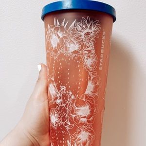 STARBUCKS CACTUS PEACH TUMBLR